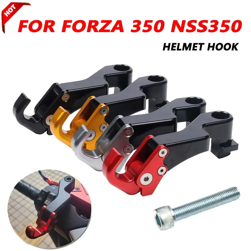 For HONDA Forza350 Forza 350 NSS 350 NSS350 2018 - 2023 2024 Motorcycle Accessories Helmet Hook Hanger Holder Storage Bag Hook