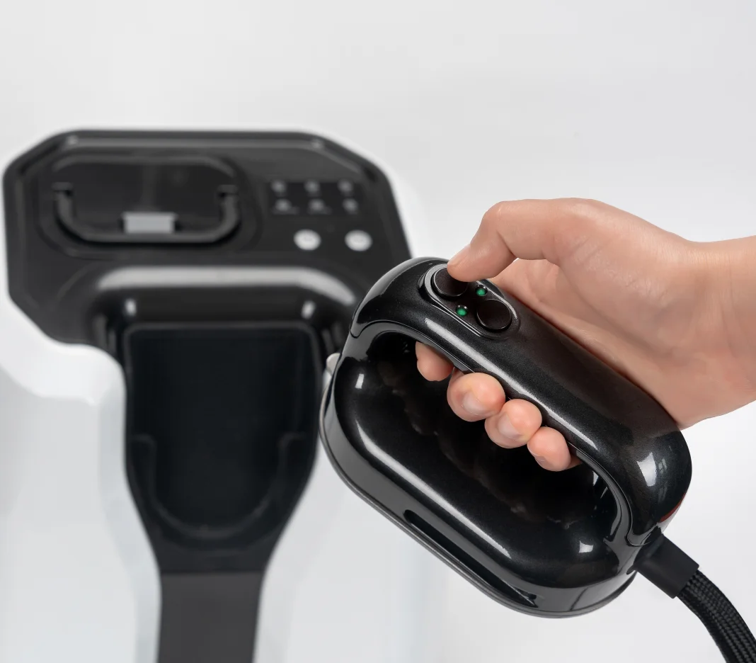 

Мощный паровой утюг мощностью 2200 Вт, портативная паровая станция с 5 переменными настройками пара, отпариватель для одежды высокого давления