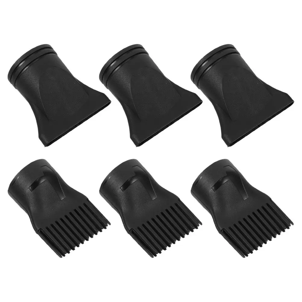 

6Pcs Hair Dryer Nozzle Diffuser Attachment Set Plastic Concentrator Blow Dryer Accessories for Salon Home Travel Styling