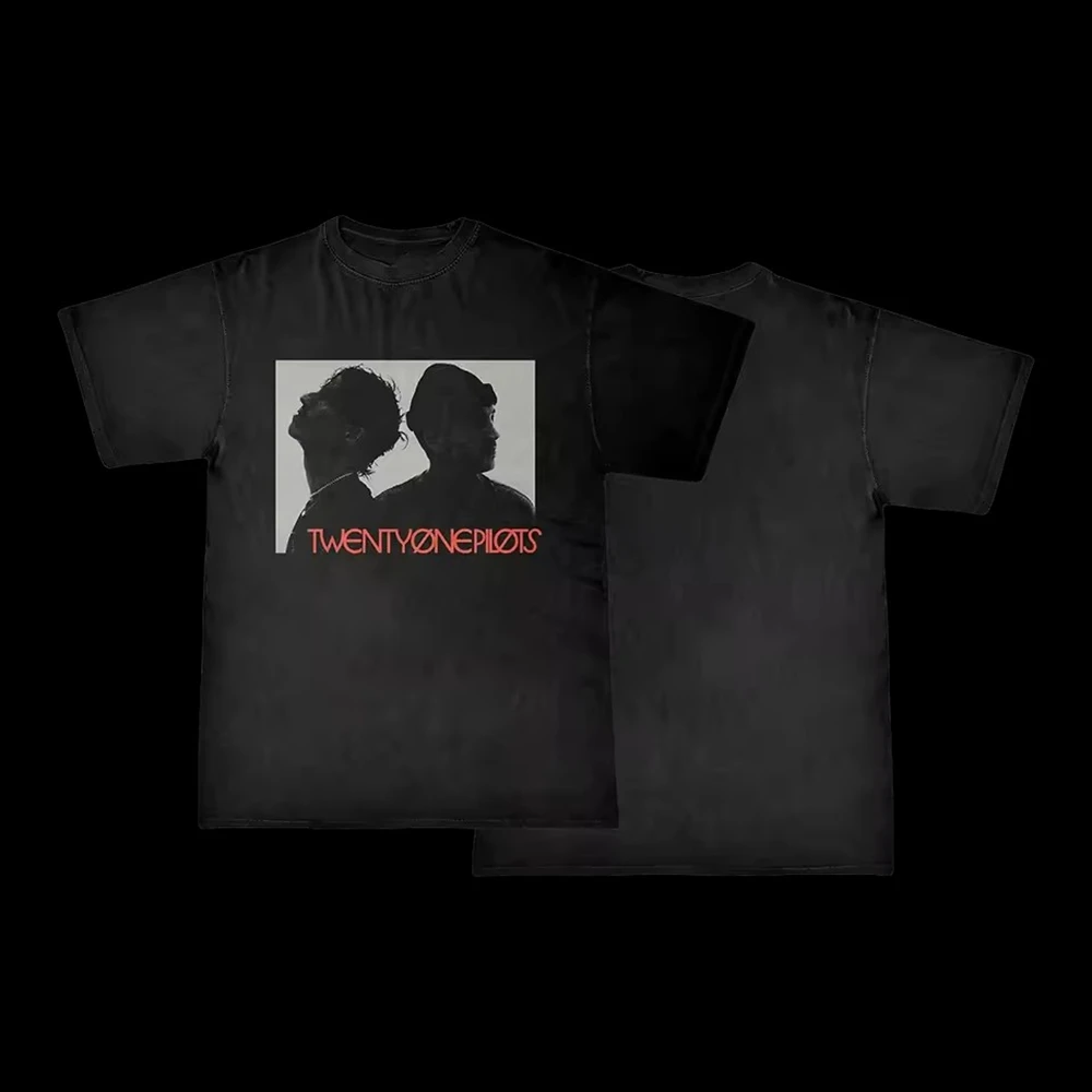 عشرين طيارين الفرقة للجنسين الرجال النساء الملابس تي شيرت أوم جديد قصير الأكمام جولة الرقبة الطباعة البلوز تي شيرت 33244