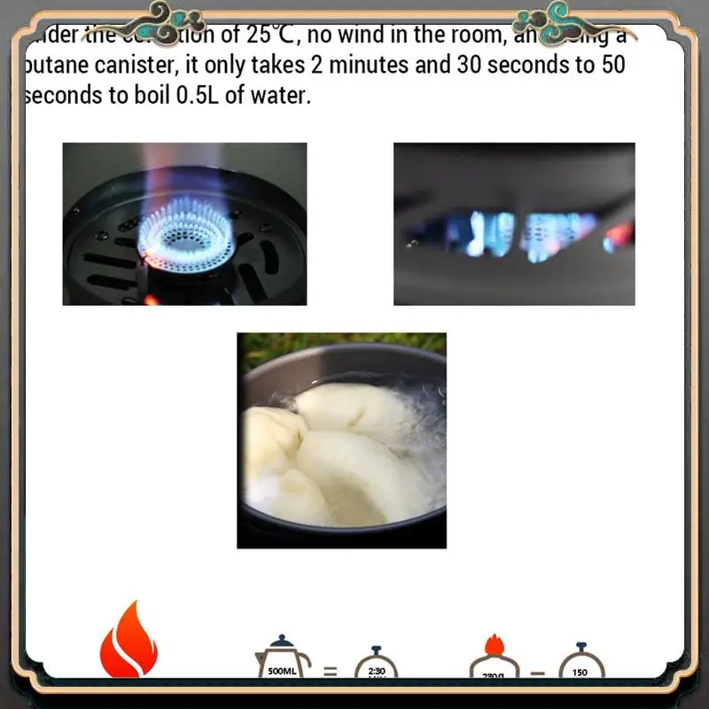 

Premium Camping Cookware Set With Windproof Outdoor Stove Light Weight Camping Pot Kit For Outdoor Cooking Hiking Backpacking