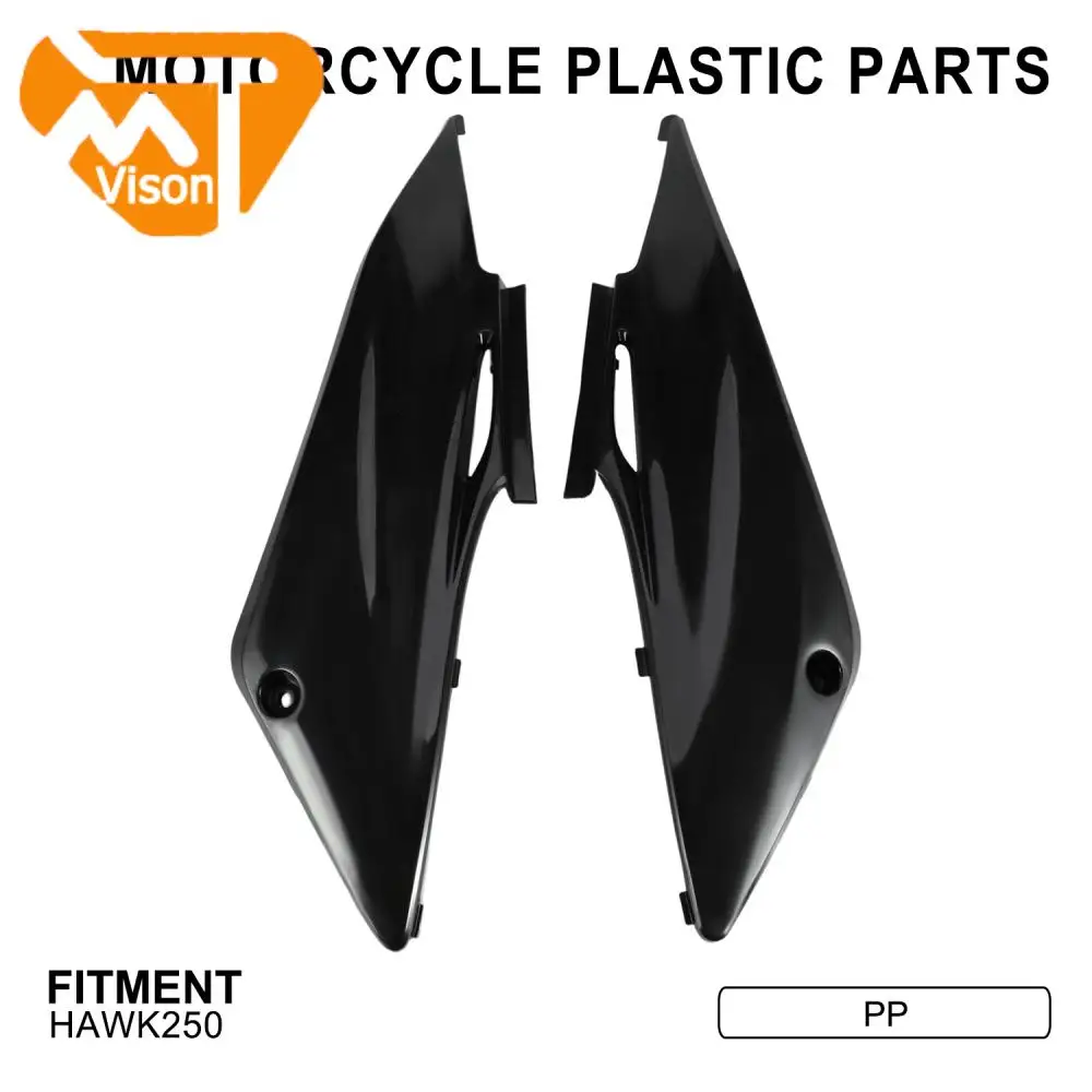 

Front Side Cover Motorcycle Parts PP Plastic Left Right Panels Body Cover Frame Case Guard for Honda Hawk250 Hawk 250