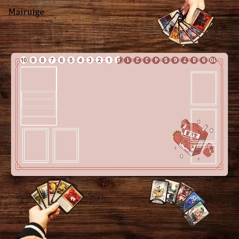Magic:Party Game Mat Durable Desktop Rubber for TCG Games 350X600 Mouse Pad Office Gaming Desk Mats Rug Desk Pad Mousepad Anime