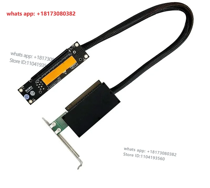 Tower server chassis supports PCIe 4.0 standard 256GT/s PCIe 16X graphics card extension cable adapter card