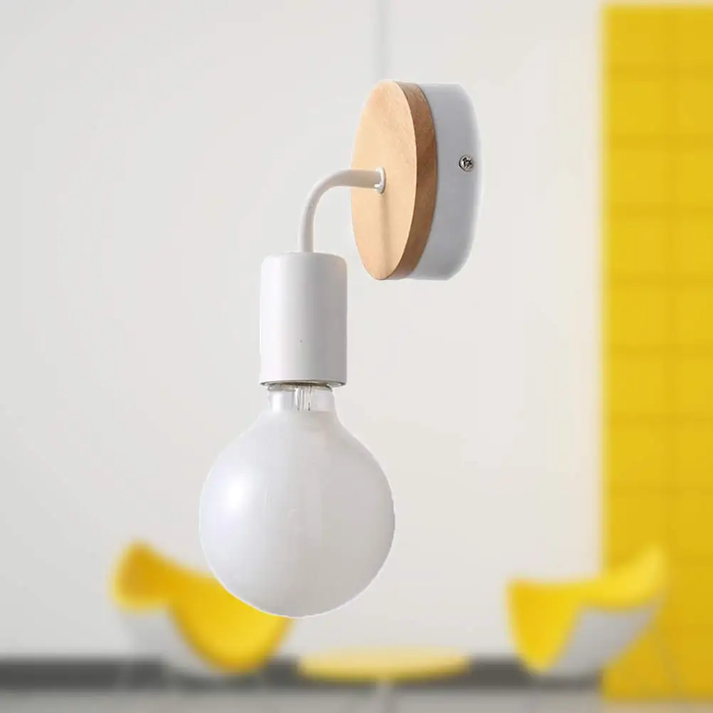 

2Pcs Wall Lamp Creative Art for Children's Room Living Room Bedroom Restaurant Decoration Lighting White No Bulb