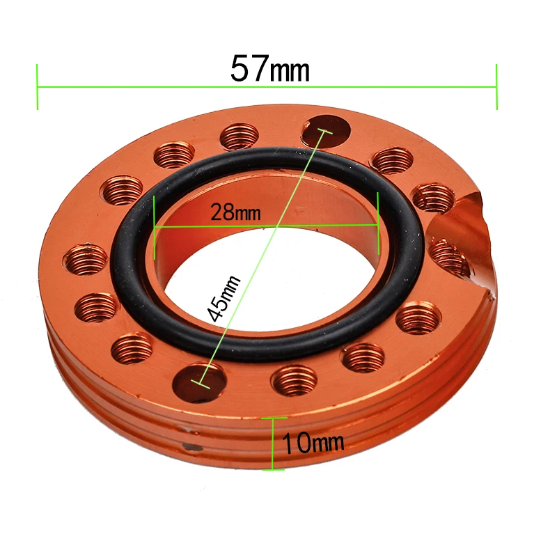 For ATV Quad Pit Dirt Bikes Buggy Universal Motorcycle Carburetor Inlet Manifold Adjuster Universal Flange Spinner Plate Adaptor