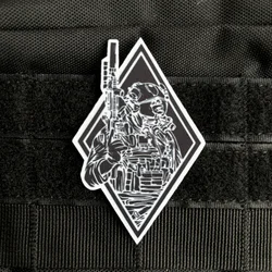 Gun Soldier Tactical Patch Protect What's Yours Rifleman Morale Badge Printing Patches Hook and Loop Military Backpack Sticker