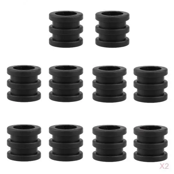 Buffer Rod Bumper for Foosball Table 16mm Black Replacement Parts Fussball Accessory for Game Room