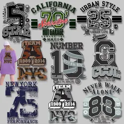 Camouflage pattern Star stripe picture cloth patches Heat Vinyl Ironing Stickers Decor Transfer Washable DIY decoration