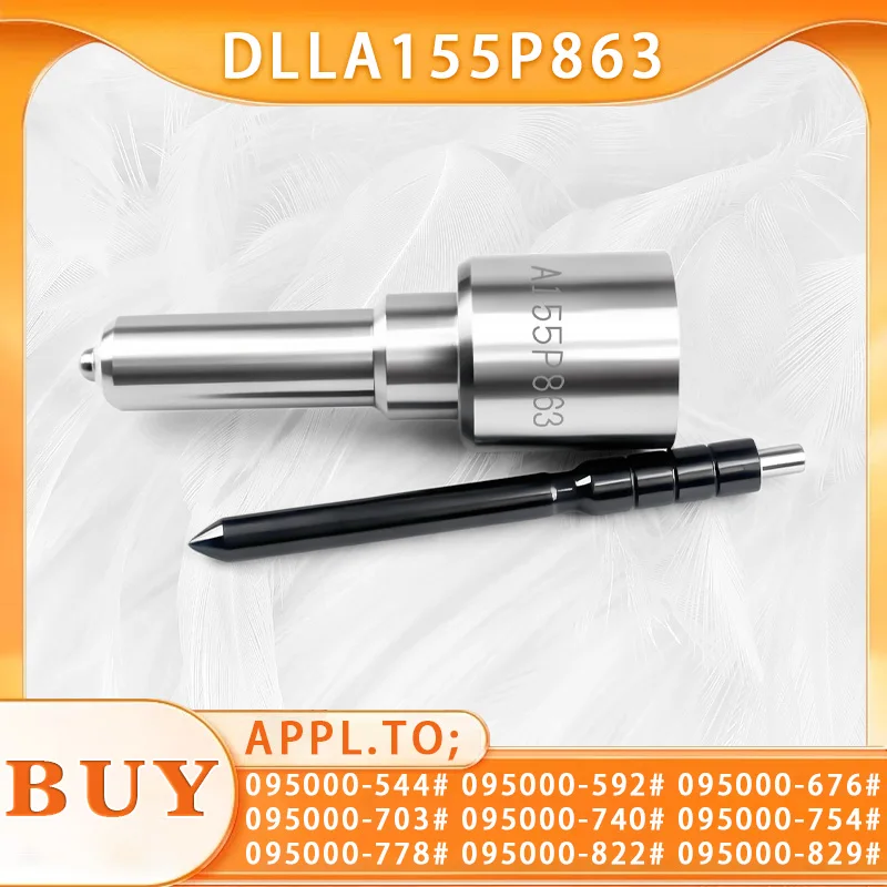 Топливный инжектор Common Rail DLLA155P863, совместимый с 095000-544 #   095000-592 #   095000-676 #   Для Denso Toyota YG0633