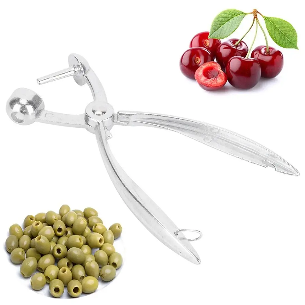 

Convenient Zinc Alloy Cherry Pitter Kitchen Gadget Portable Seed Pitter Tool Labor-saving Cherry Seed Remover Cherry