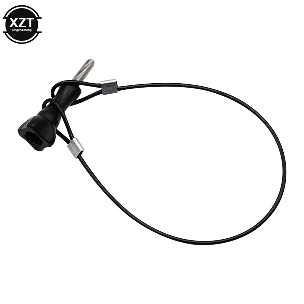 Protable  60CM Sports Camera Anti-lost Wire Rope Safety Rope 304 Stainless Steel For GoPro Hero 11 10 9 8 7 6 SJCAM DJI YI