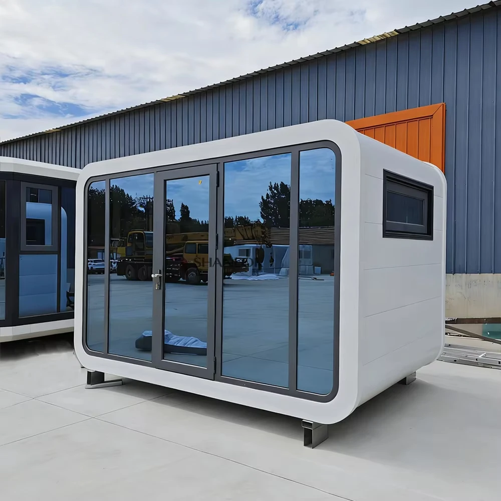 Luxury Detachable Apple Cabin Prefabricated Container House Modular Tiny Home for Outdoor Glamping Resort HomestayLiving