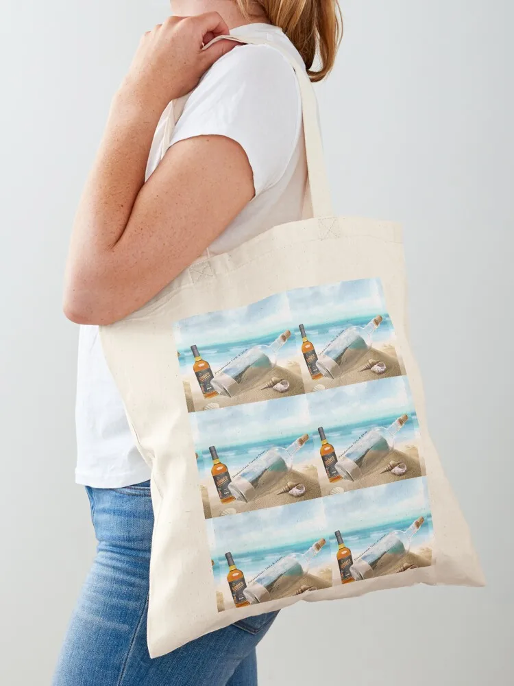 

Turks & Caicos in a Bottle. Tote Bag Cloth bag foldable reusable bag Canvas for women Custom