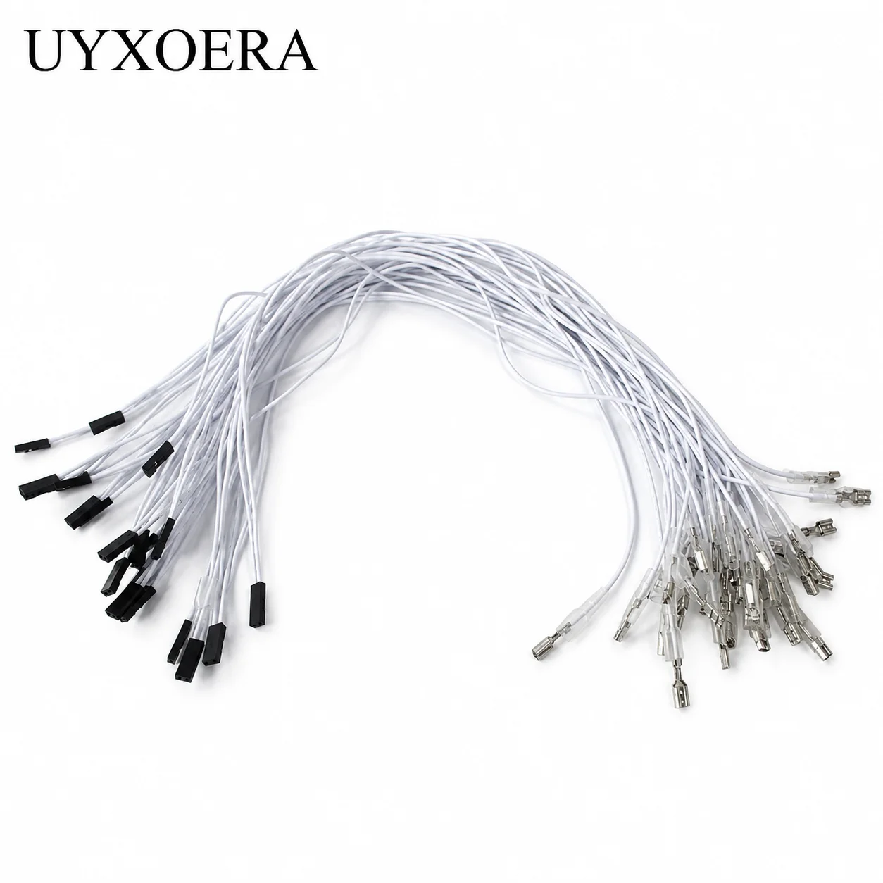 20PCS 2 Pin Arcade Button Cable 4.8mm Silver 2.8mm Gold Terminal Wire for USB Encoder Joystick Control Board