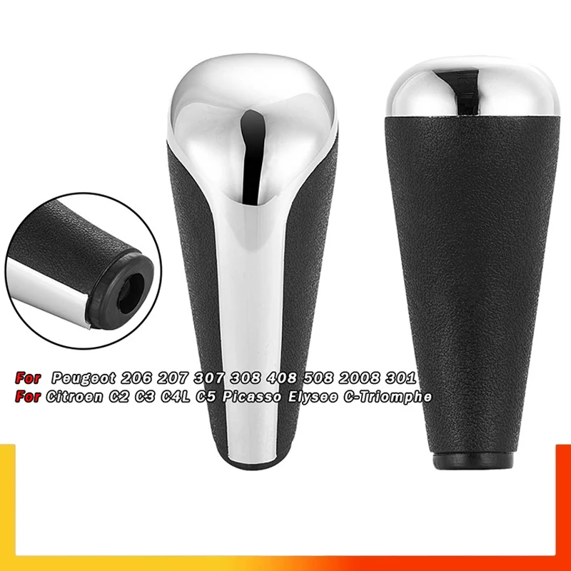 

For Peugeot 206 207 307 308 40: 508 2008 301For Citroen C2 03 C4l C5 Picasso Elysee C-Triomphe New shift knob for automatic tra