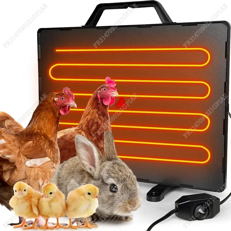 Thermostat ische Hühnerstall heizung 160w Geflügel heizplatte 0-99 ℃ Temperatur Winter farm