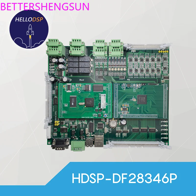 DSP+FPGA dual core industrial control board HDSP-DF28346P 60 channel PWM TMS320C28346