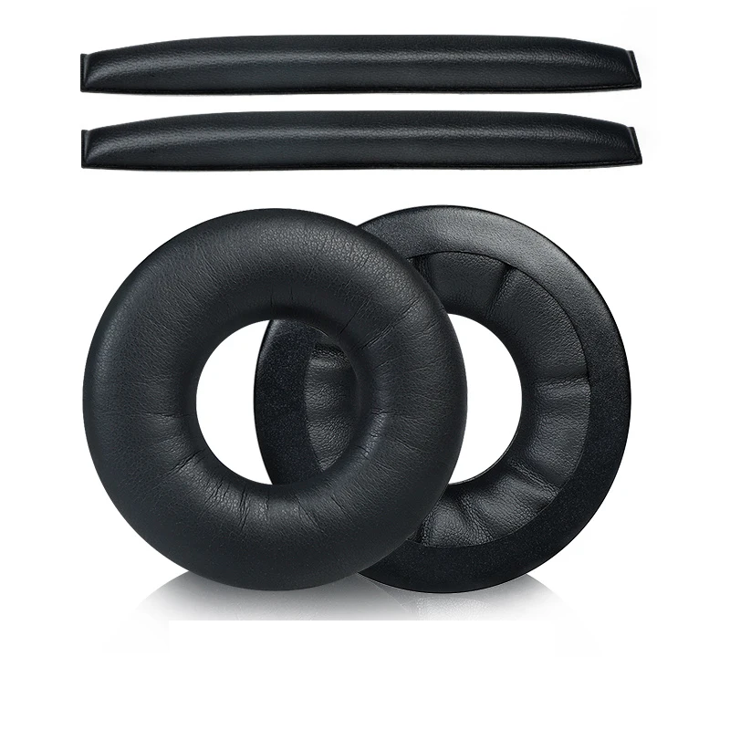 เปลี่ยน Top Headband Bantal Alas & Ear ฟองน้ำหุ้มสำหรับ Sennheiser HD25-1 II HD25 HD25SP 25SP-II ชุดหูฟัง