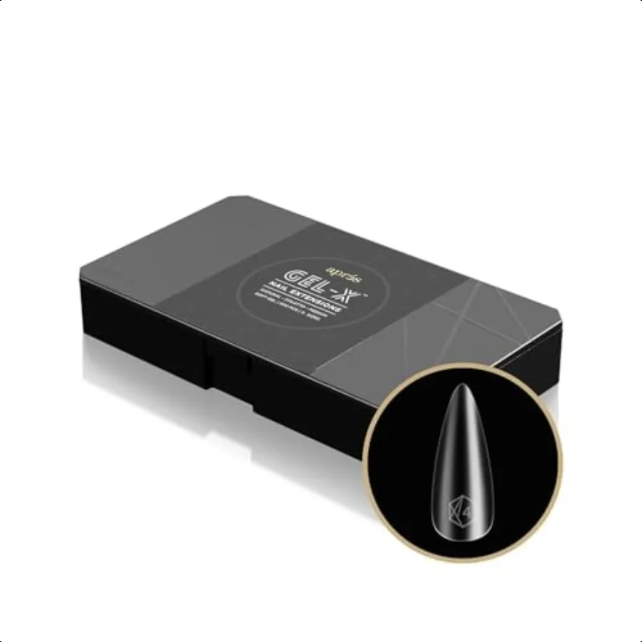 

GelX Natural Stiletto Коробка со средними наконечниками, 500 шт., наконечники GelX, 11 размеров, 009, премиум-качество