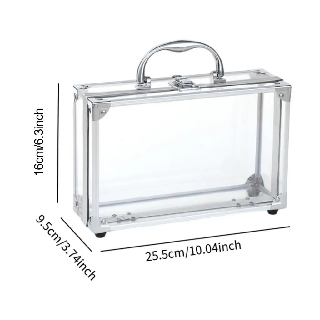 Jewelry Organizer Hair Accessories Storage Multifunctional Clear Travel Cosmetic Case for Documents Tools Pins Office Necklace