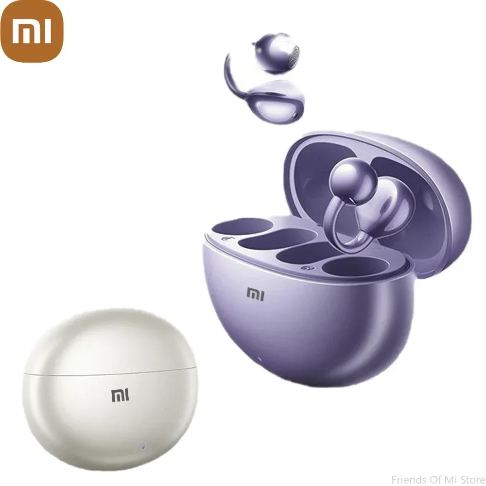 Xiaomi M91 Open Ear Clip Earbuds ENC Bluetooth5.4 Headphone Noise Cancelling Earphone With Mic For Android iOS