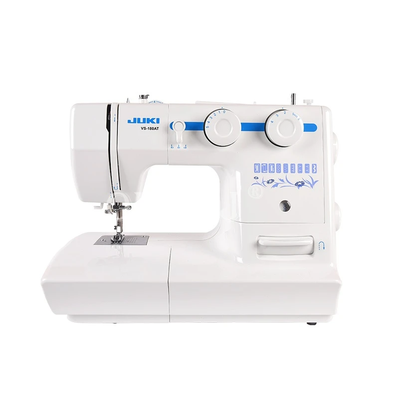 Máquina de coser de alta resistencia, herramienta eléctrica multifuncional de 220V, 60W, 8 puntadas integradas, marco de Metal, doble aguja