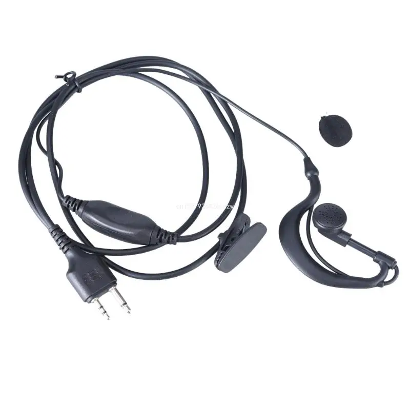 Walkies Talkie Earpiece with Finger PTT Mic Throat Headset for GXT1000VP4 LXT118 LXT500VP3 LXT118VP GXT1000VP4 Dropship