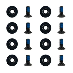IGOSKI Black Snowboard Binding Screw Set Fits Most Of Bindings Ski Accessories Skis Outdoor Sport Parts Replacement 12 sets