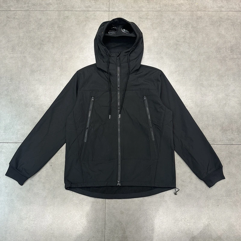 Trendy brand glasses hat hooded sweater men and women loose zipper embroidered letter hoodie jacket couple outfit