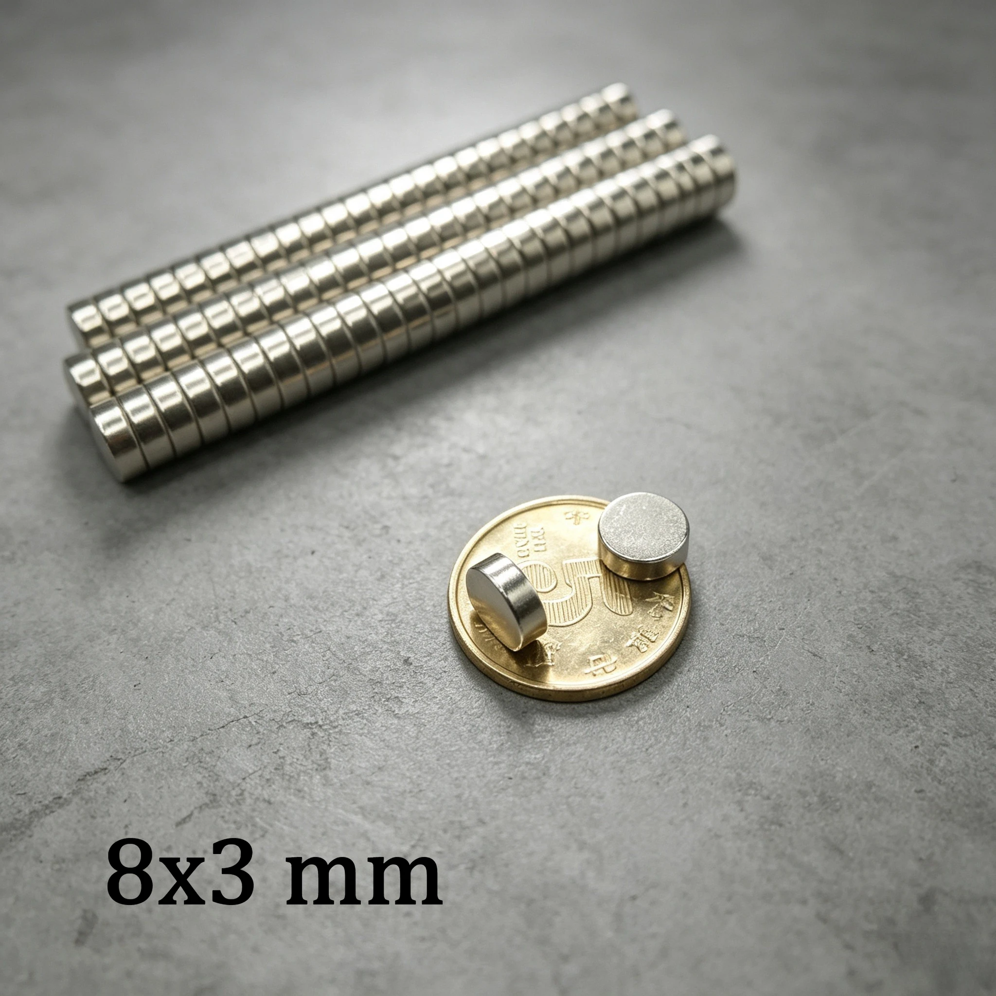 8X3MM N35 Small Round Disc Neodymium Magnet Super Powerful Permanent NdFeB Rare Earth Magnet 8X3MM