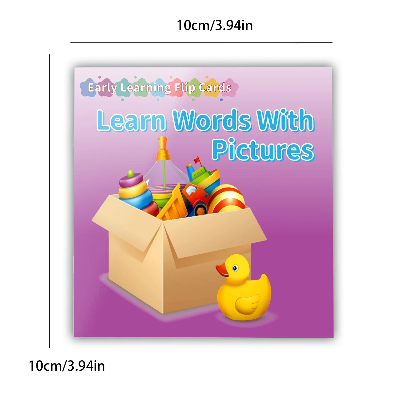Look and Learn Card Book - Early Learning Vivid Knowledge Card Book, Visually Stimulating Educational Cards