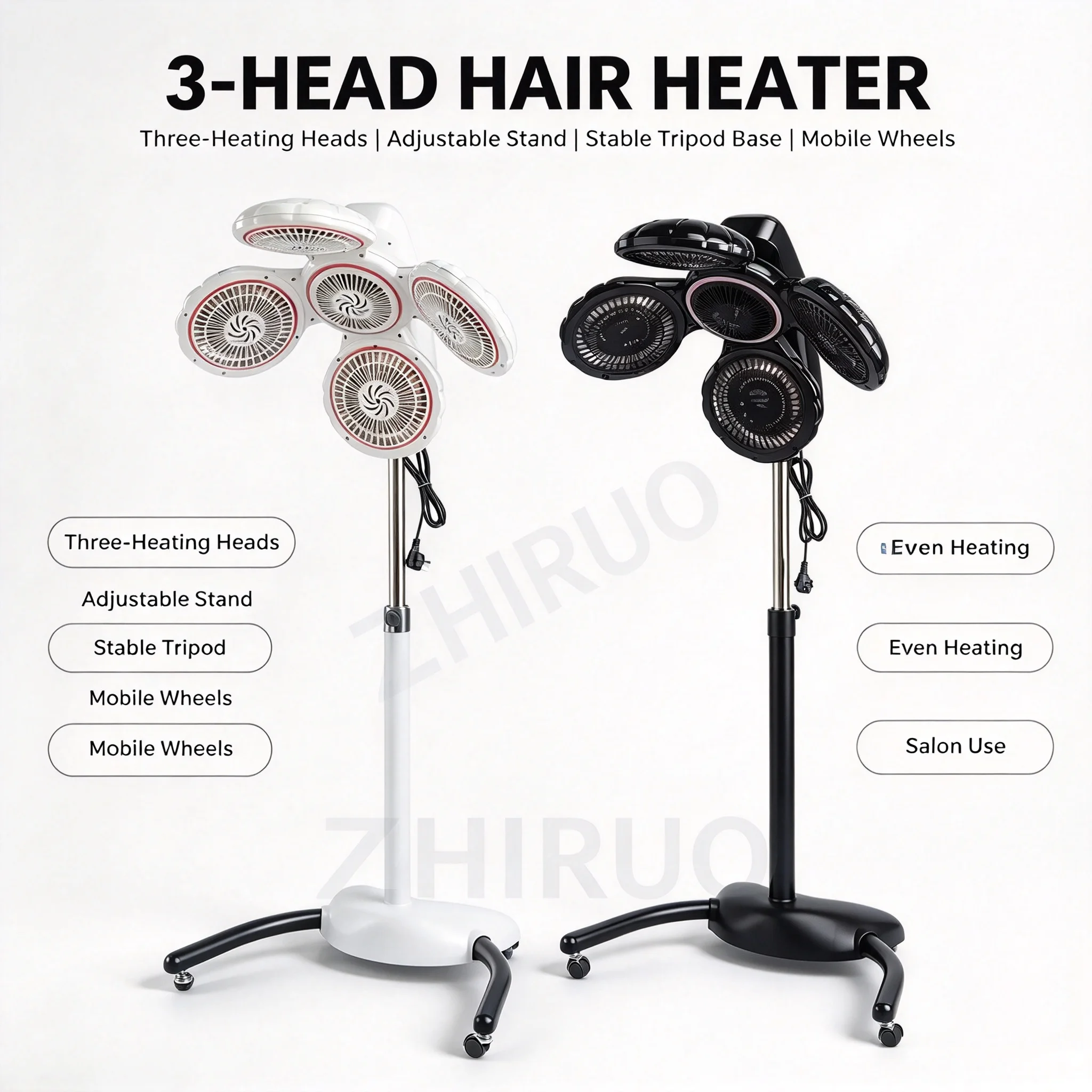 Professional Climazone Salon Stainless Steel Durable Modern Hair Color Dryer Infrared Processor for Wall Mounted Supermarket