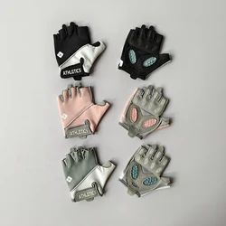 Fitness Women's Half Finger Gloves Anti Cocoon, Outdoor Cycling Anti Slip Exercise Equipment Iron Roller Skipping Rope
