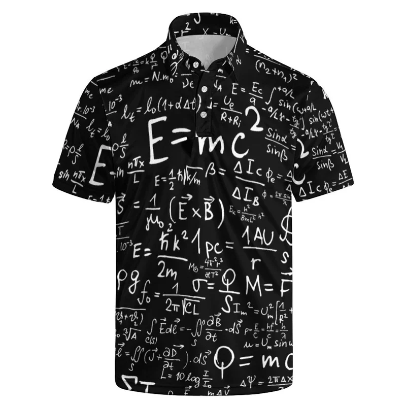 Leopard Cow Texture Graphic Polo Shirt For Men 3d Print Short Sleeve Summer Loose Button Lapel Tees Casual Street T-Shirts