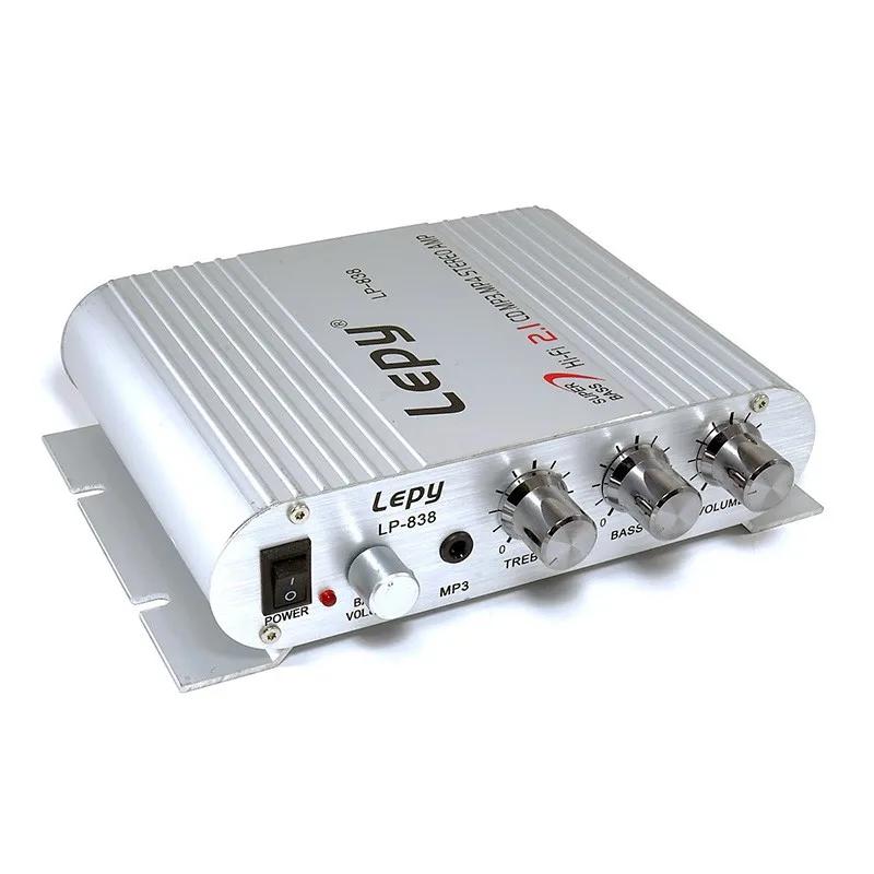 

Усилитель для аркадного игрового шкафа Lepy LP-838 200 Вт 2,1 мега басовый стереоусилитель звука для мультиграммой доски Jamma Pandora Box