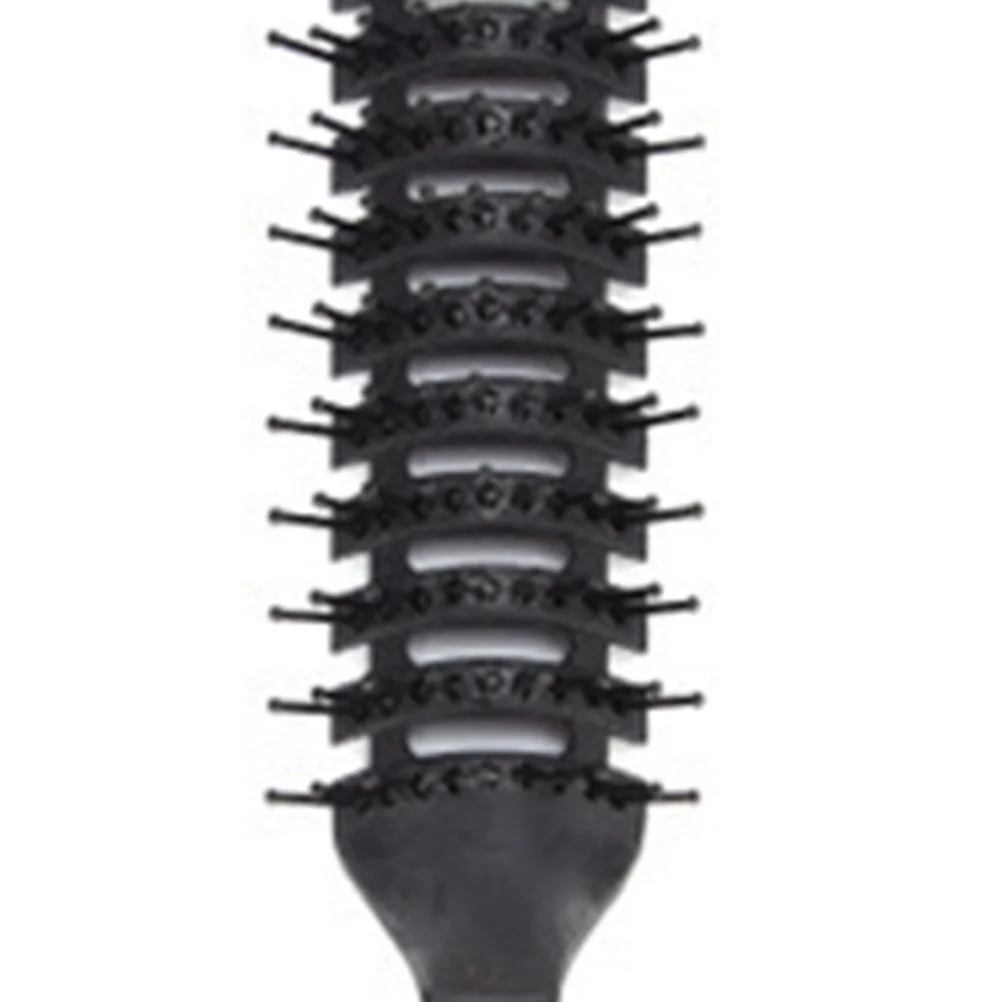 4Pcs Source Material Plastic Combs Long Handle Easy Use Hairdressing Styling Combs Portable for Home Barber Black