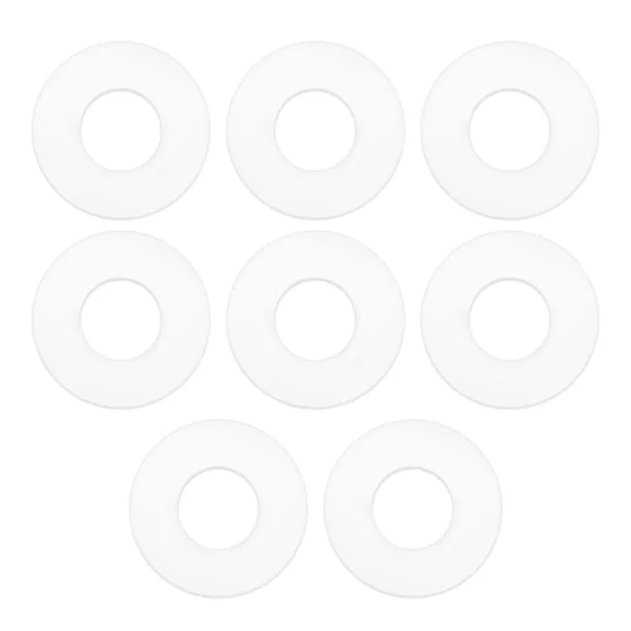 

8PCS 1131496 Canister Flush Valve Seal Compatible with Kohler Toilet Tank, White Silicone Toilet Tank Gasket Improve Flushing P