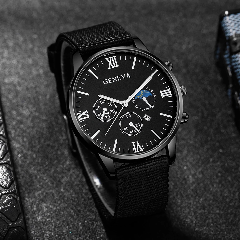 2pcs Men's Watch Set, Light Luxury Grand, Recommended Gift For Eid Al-Fitr, Easter, New Year, Anniversary Celebration