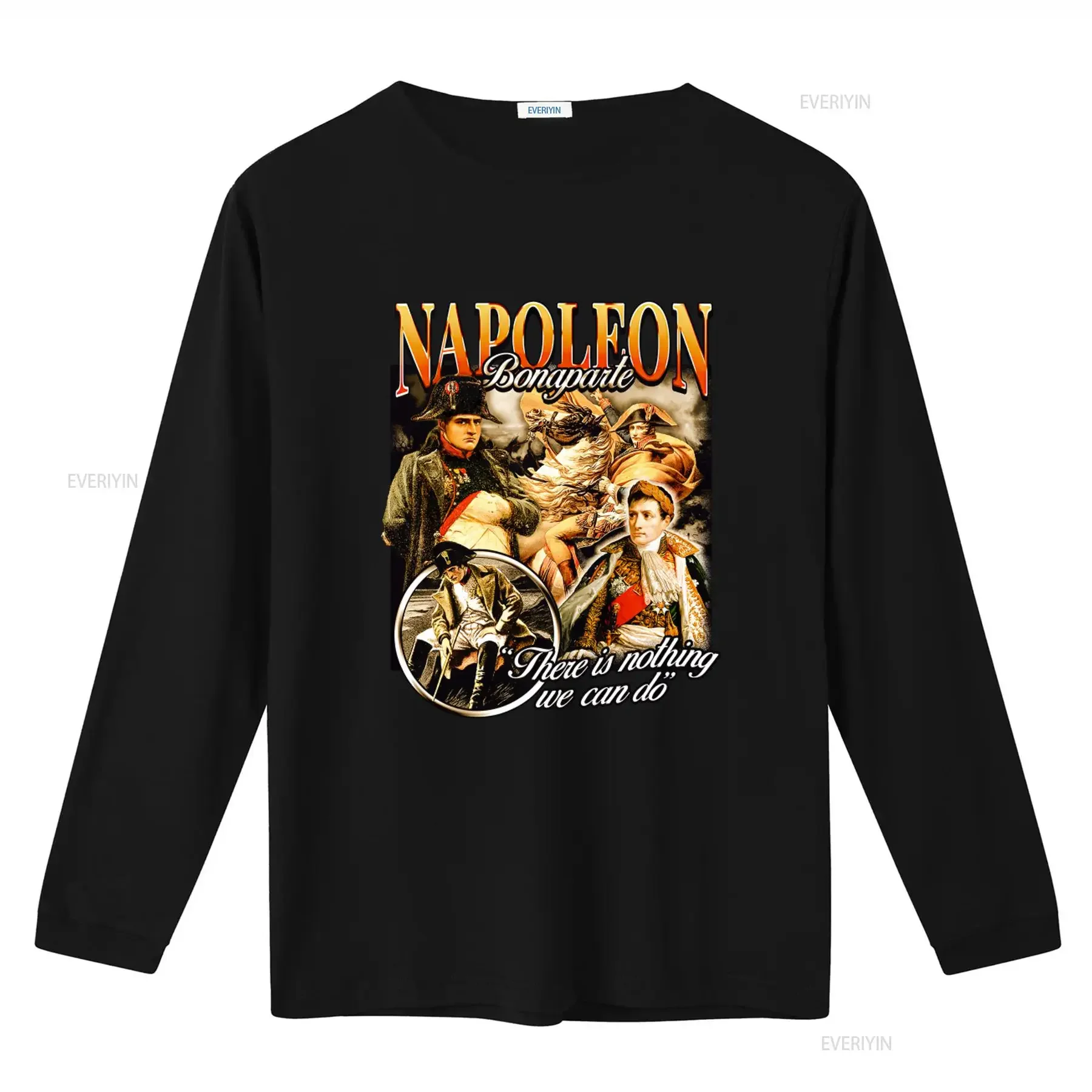 Vintage 90s Style Napoleon Bonaparte T Shirt There Is Nothing We Can Do  vintage Washed Casual Unisex homme Slightly