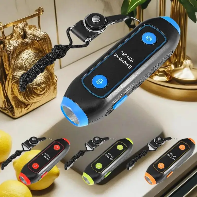 صافرة كهربائية مع مصباح يدوي متكامل، مثالية للحكام والمدربين الرياضيين وP.E. المعلمون #3