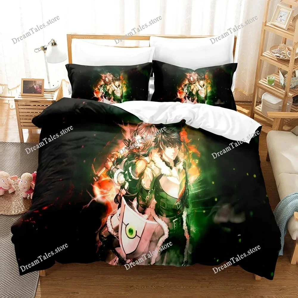 3D The Rising Of The Shield Hero Bedding Sets Duvet Cover Set With Pillowcase Twin Full Queen King Bedclothes Bed Linen