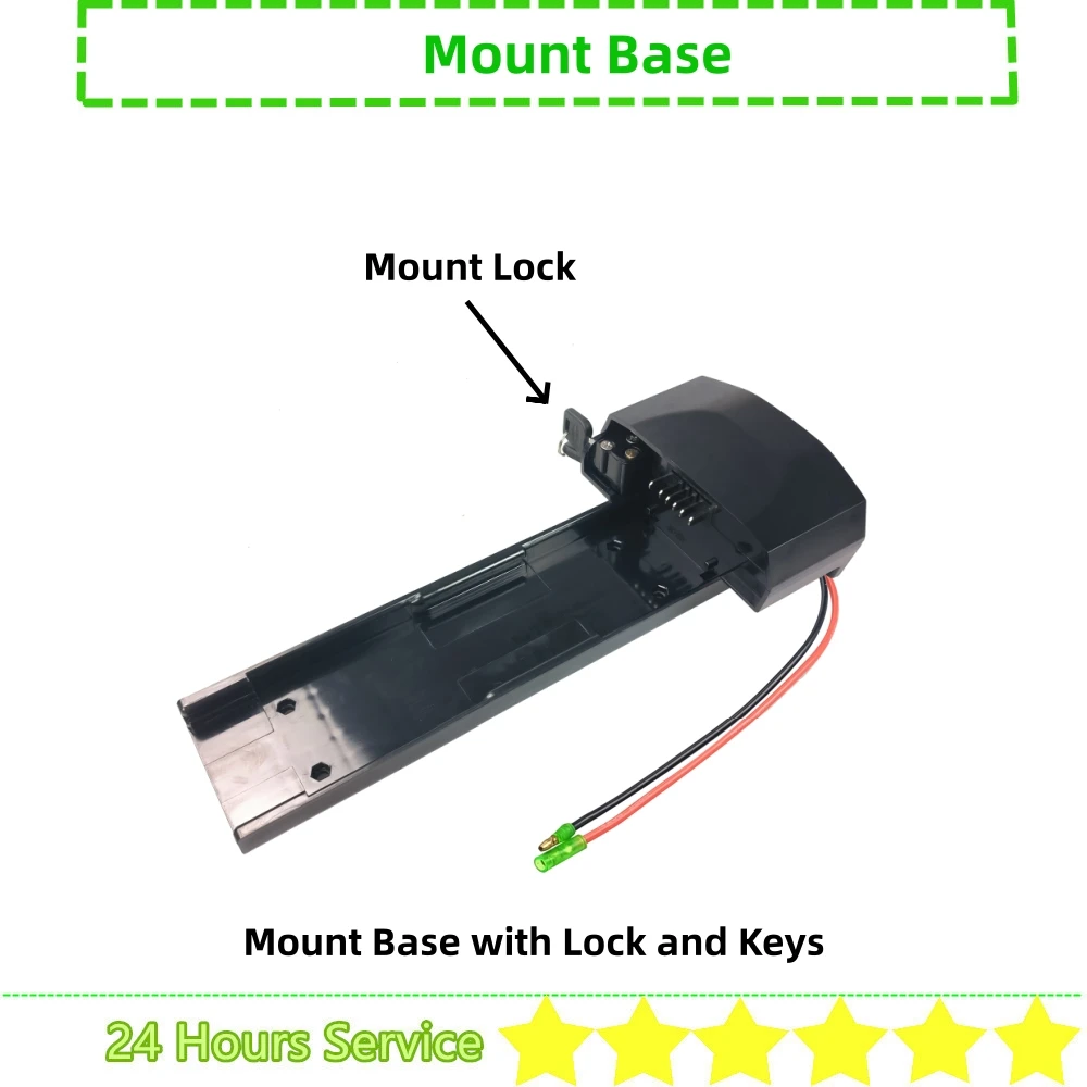 Rear Rack Carrier City Ebike Battery 36V 7.8Ah 8.8Ah 10Ah 10.4Ah 13Ah 17.5Ah 24V 10Ah for Toplife E8000 E-4400 Amigo E-Pulse