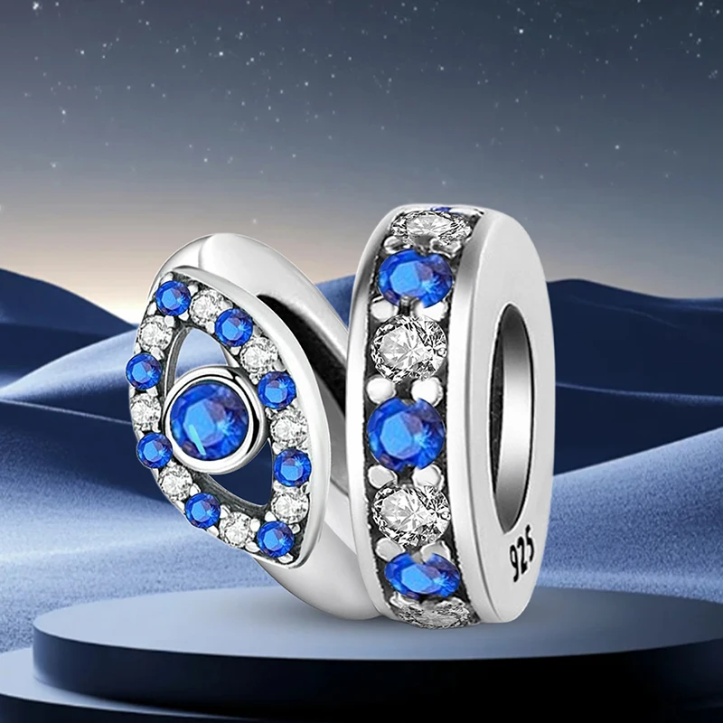 

925 Sterling Silver Cross Angel Devil's Eye Series Pendant beads Fit Diy Bracelet Bangle Making Gift Of High Quality Jewelry