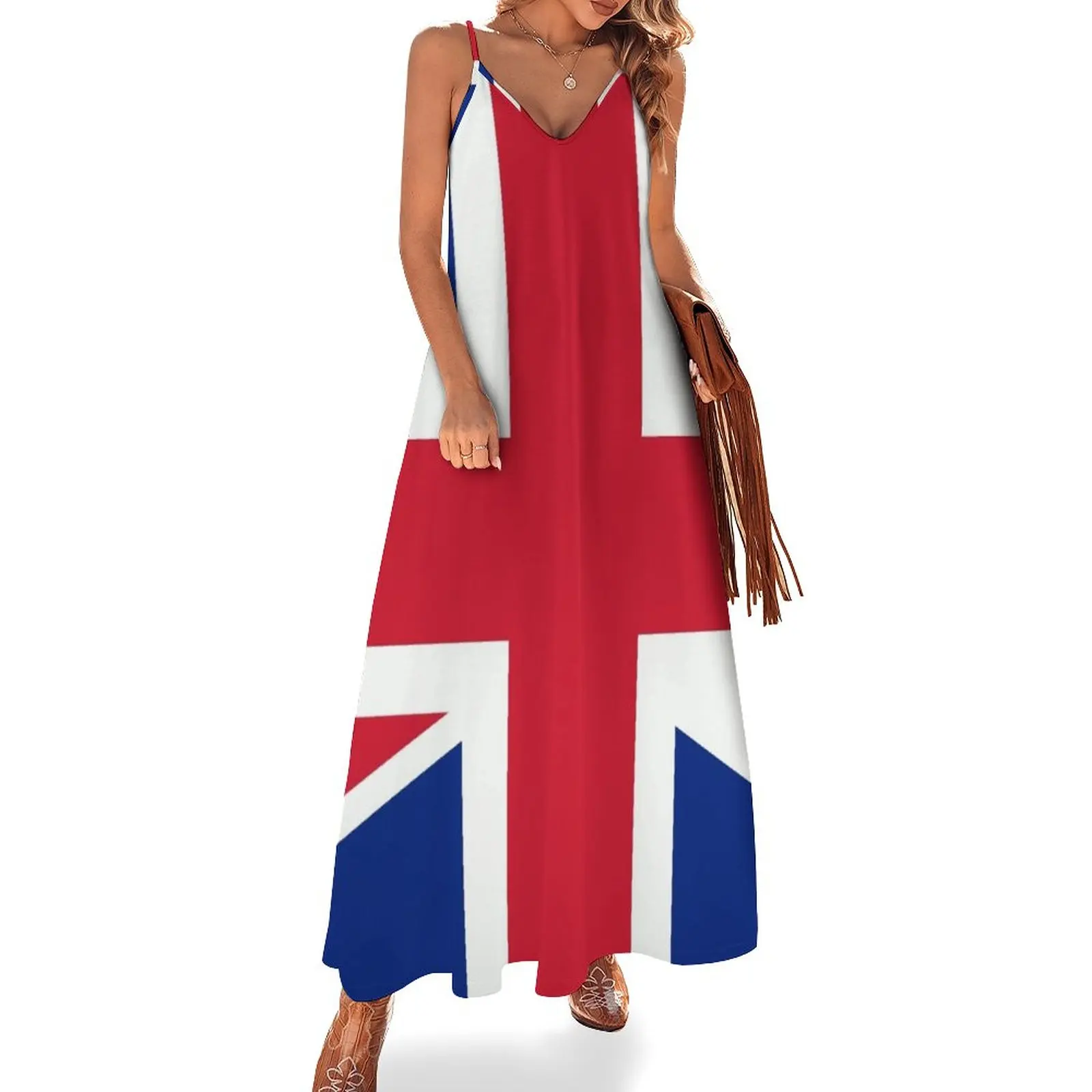 

England UK Flag Sleeveless Dress summer dresses womens 2024 Bride dresses