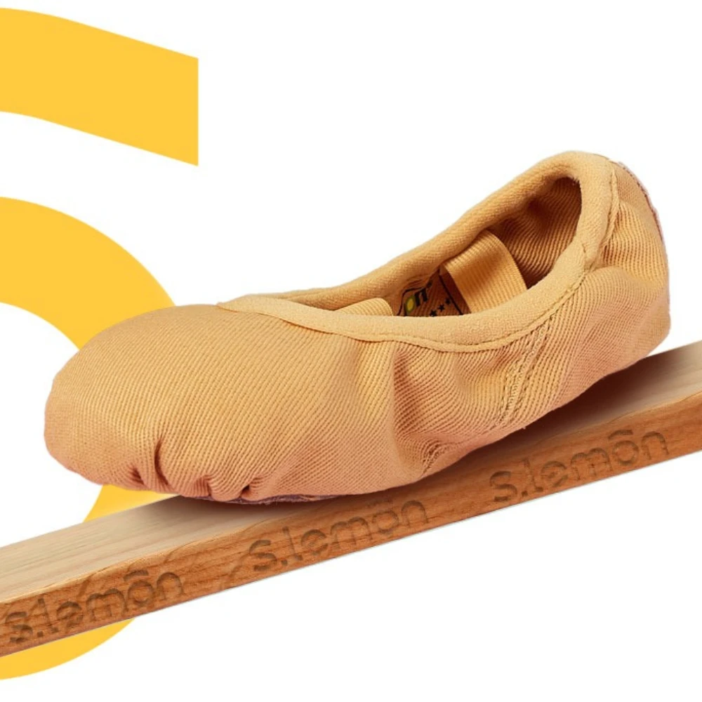 Chaussures de Ballet S.lemon Cat Claw pour garçons, semelle souple, tige en daim de vache, couleur chameau, pour la pratique de la danse et l'entraînement corporel