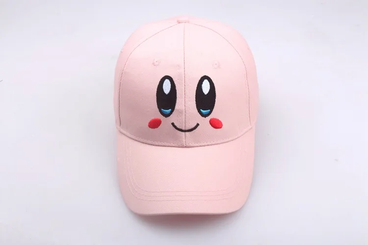 Anime Kirby Baseball Cap Snapback Gorras Anime Cospaly Casquette Hat Birthday Gifts For Children Girls