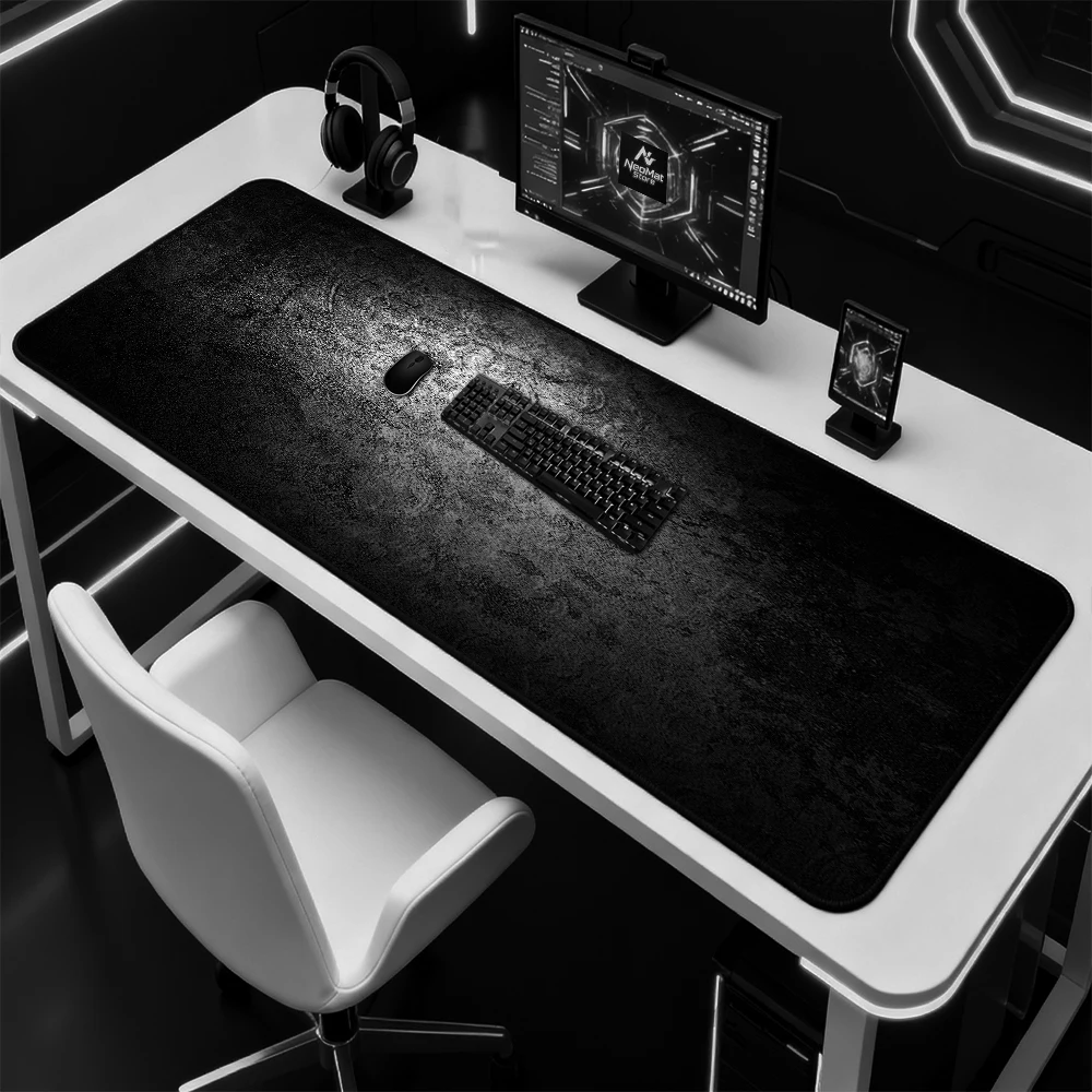 Xxxl Gaming Mouse Pad Black Desk Mat Personalized Desk Pad 1500x600 Carpet Table Pc 1200x600mm Keyboard Mat 1800x500 Non-slip
