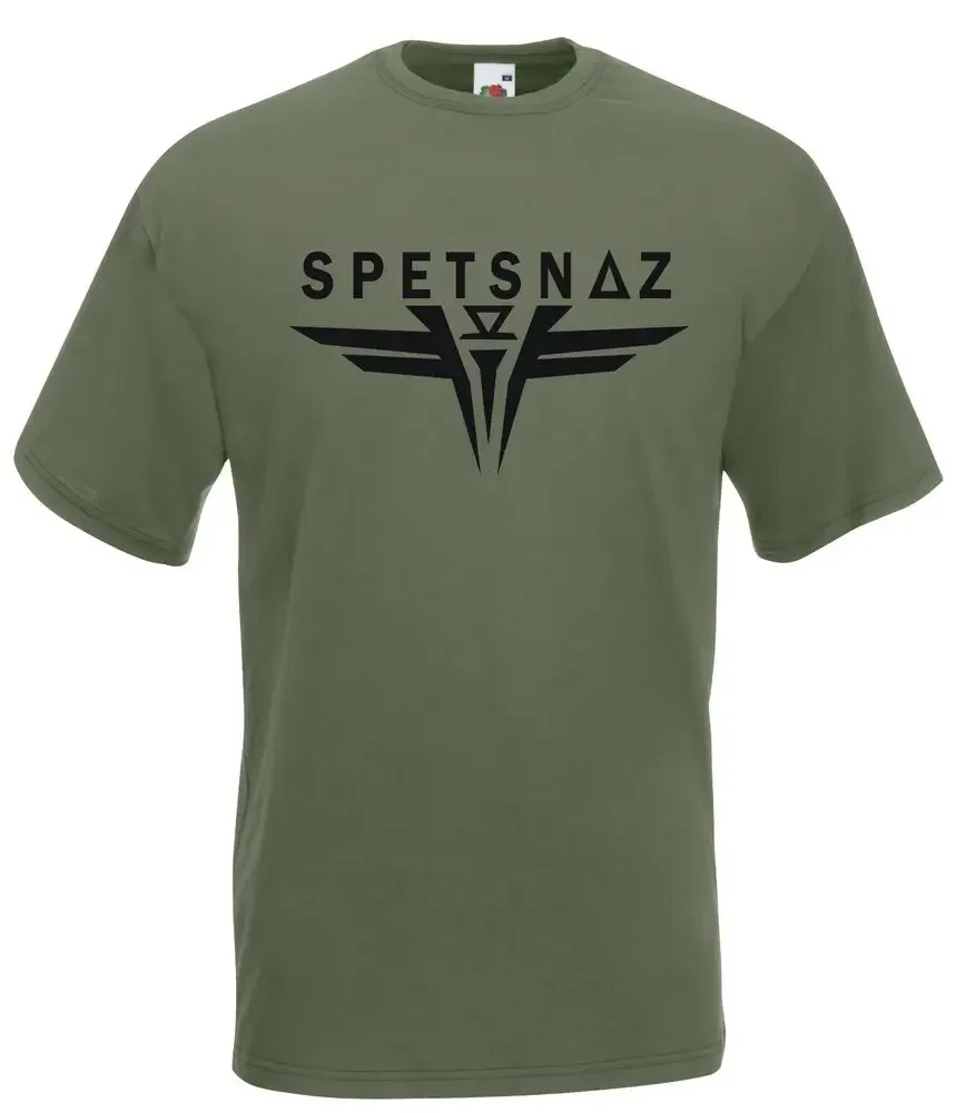 

Russian Spetsnaz Special Forces Combat Symbol T-Shirt 100% Cotton O-Neck Summer Short Sleeve Casual Mens T-shirt Size S-3XL