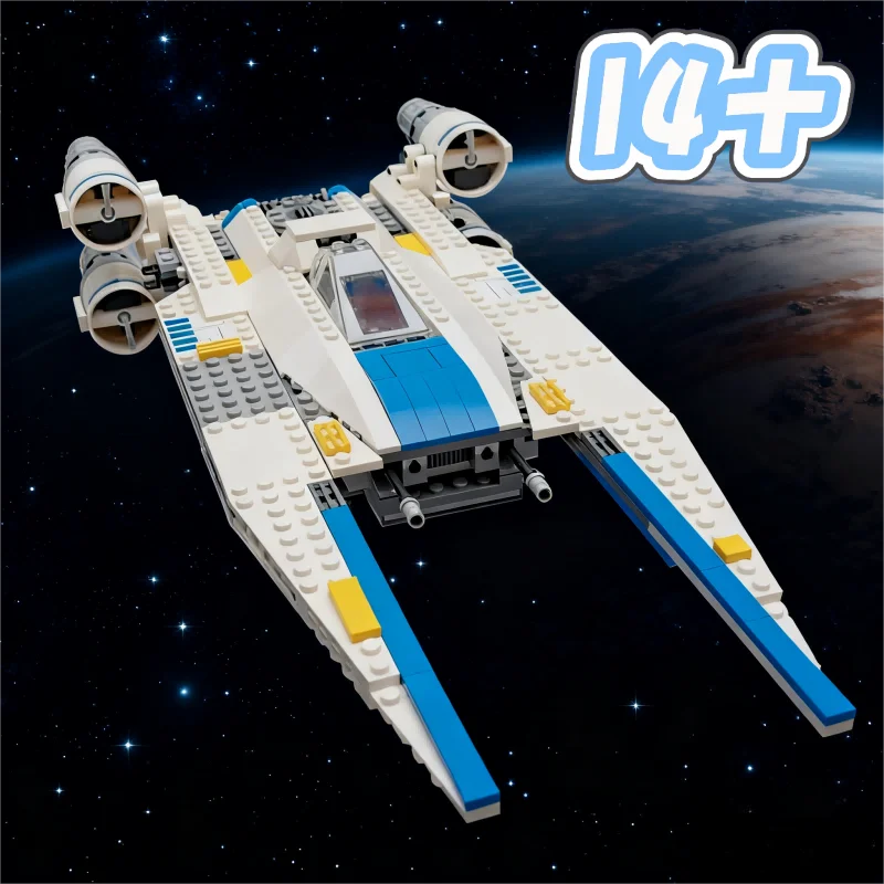 MOC 75399 Jyn's Ship Rogue One Premium سفينة الفضاء اللبنات الطوب خطة النجوم 594 قطعة لعب الاطفال هدايا عيد الميلاد